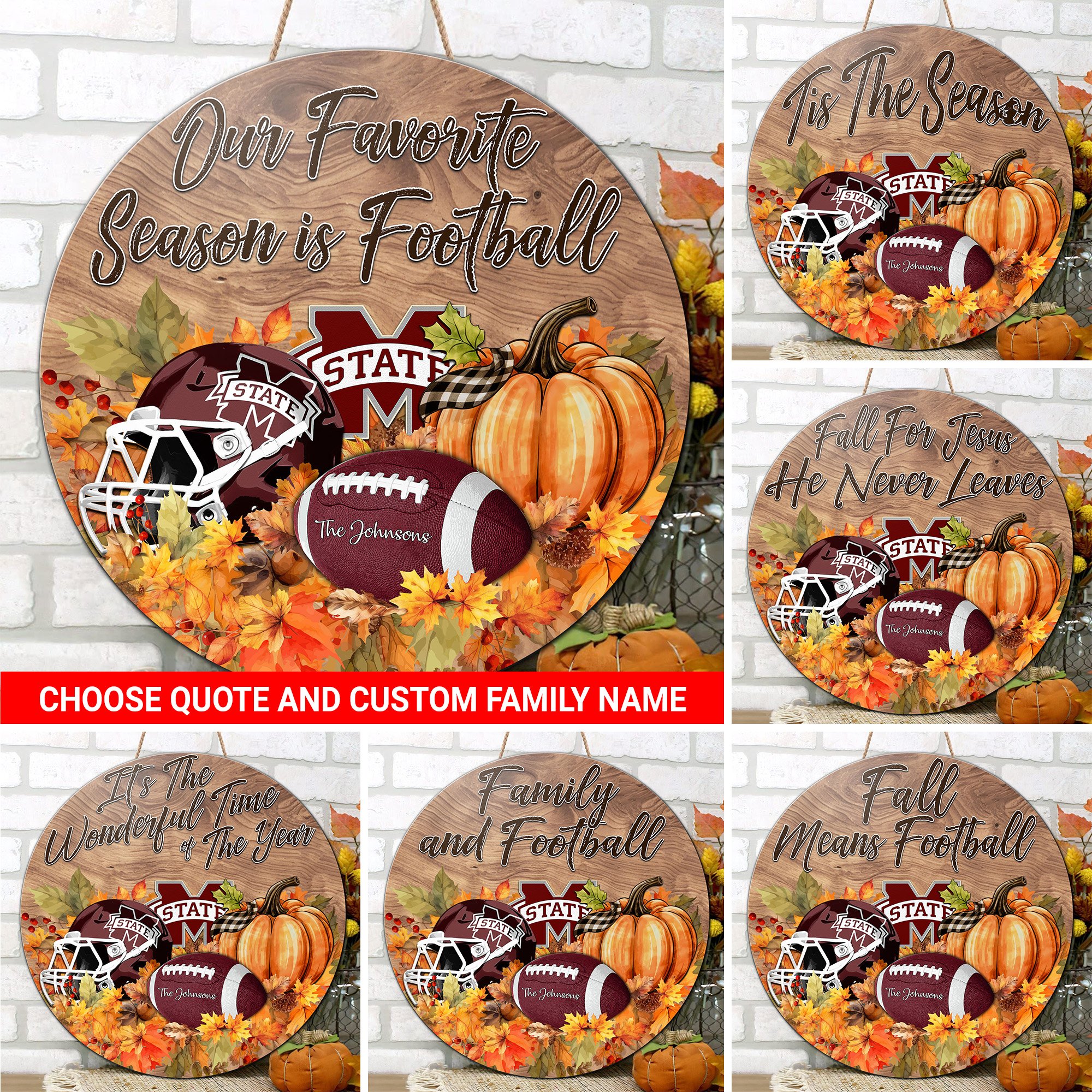 Mississippi State Bulldogs Shape Wooden Sign Custom Your Family Name And Choose Your Quotes, Sport Sign, Sport Gifts For Fan, Home Decorations EHIVM-59971